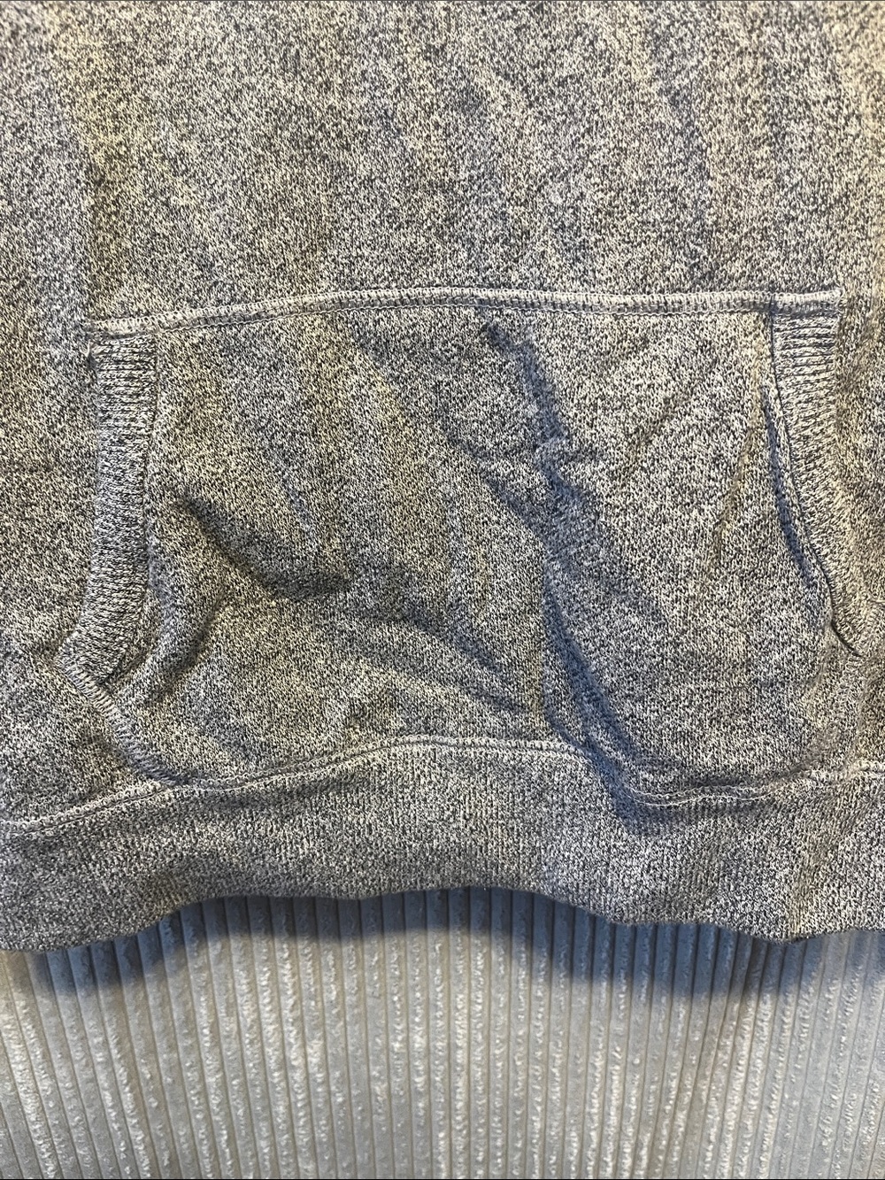 Roots Heather Gray Zip-Up Hoodie with White Beaver Logo Medium - Picture 8 of 10